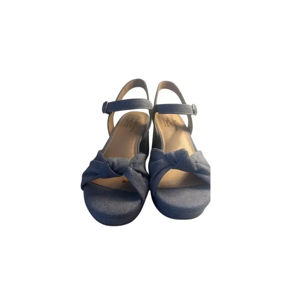 Womens Denim Kim Rogers Platform Sandal size 7.5